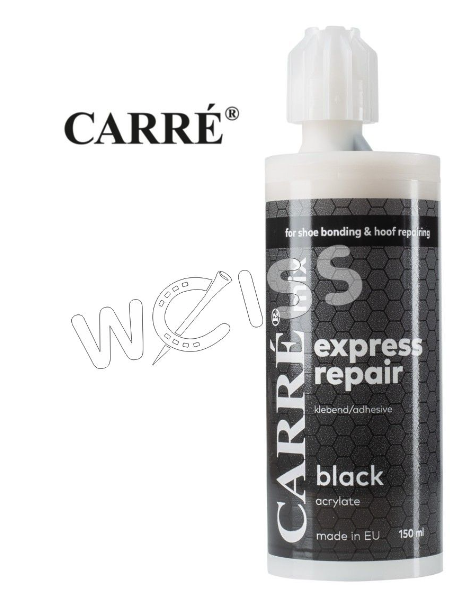 Carré mix &quot;Express repair&quot; schwarz 150ml Kartusche Methylacrylat