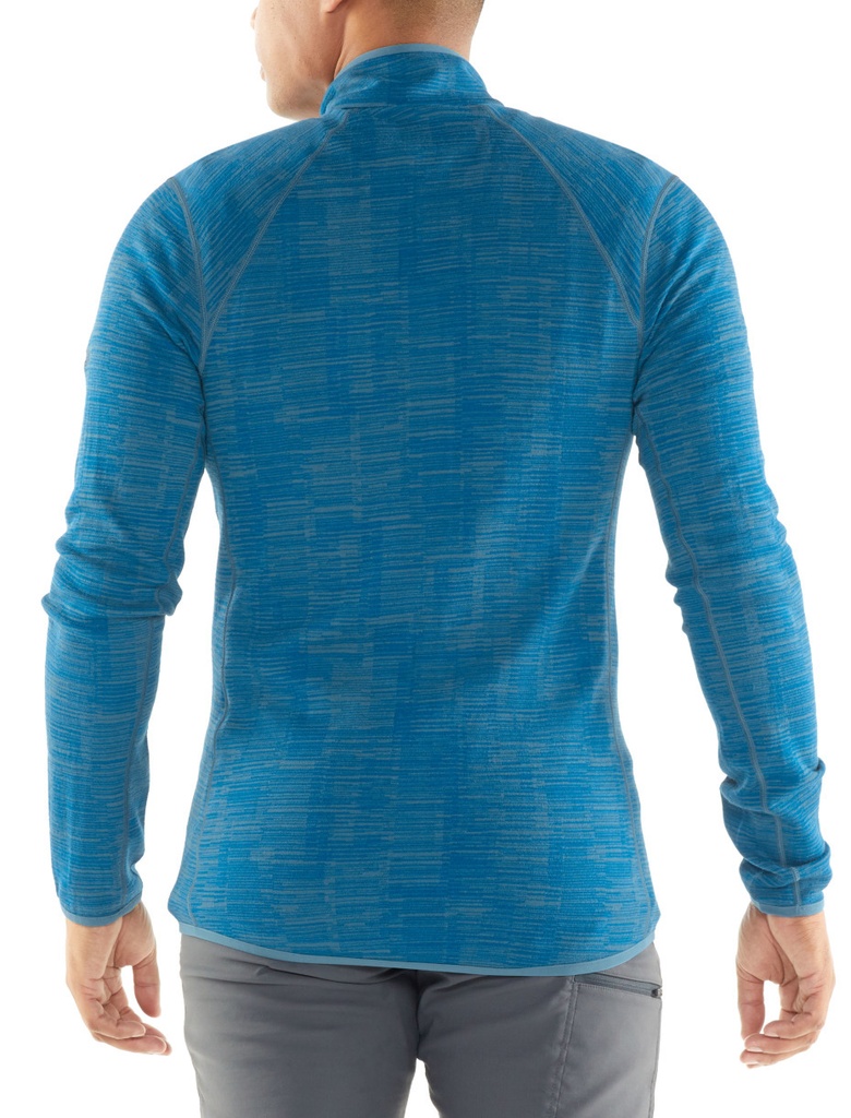 Men Away LS Zip, blau