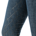 Horze Victoria Damen Jeansreithose mit Silikon-Vollbesatz