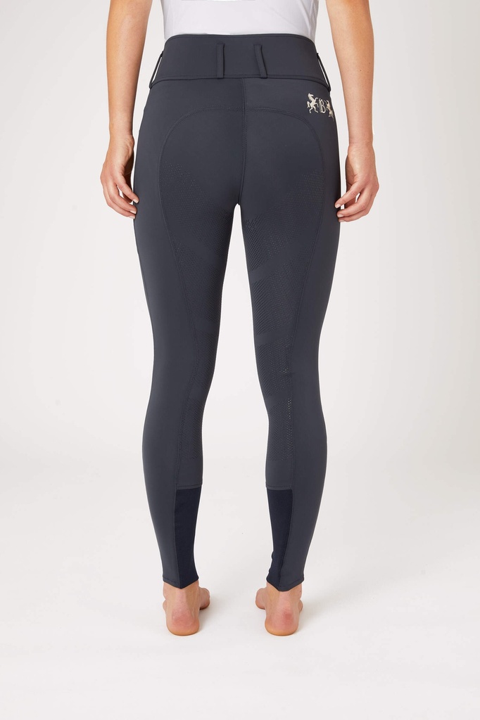 B Vertigo Meghan Silikon Vollbesatzreithose für Damen, dunkelblau