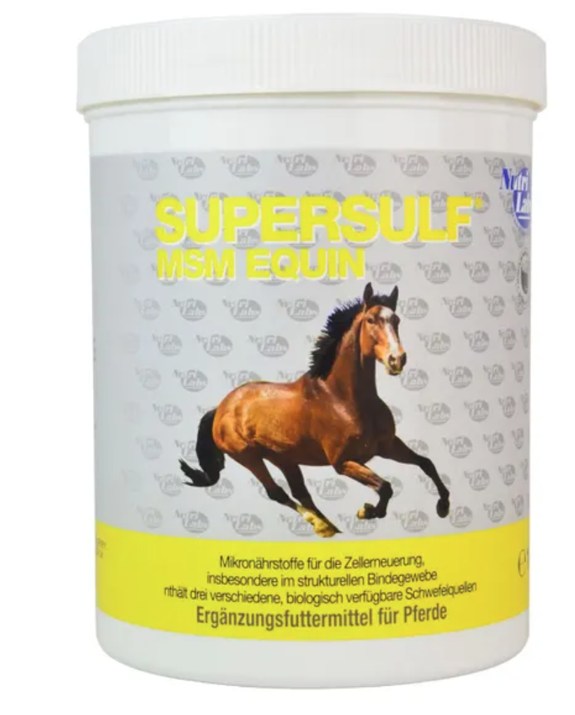 SUPERSULF MSM EQUIN Pulver für Pferde 1kg