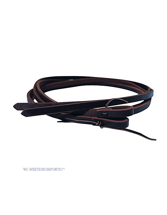 Heavy Oil Harness Split Reins 1/2&quot;