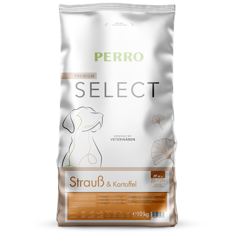 PERRO Select Grainfree Strauß &amp; Kartoffel