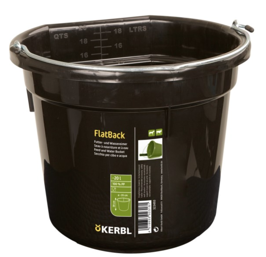 Futter- und Wassereimer FlatBack, 20l