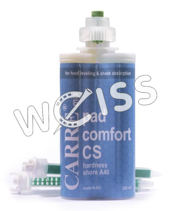 Carré mix &quot;Comfort CS&quot; 200ml Kartusche, PU Hufpolster Endhärte A40sh