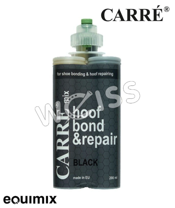 Carré mix &quot;Hoof repair black&quot; 200ml Kartusche PU Kunsthorn