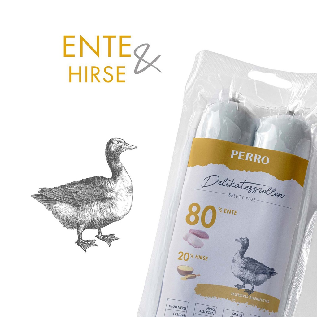 PERRO Delikatessrolle No.2 Ente &amp; Hirse