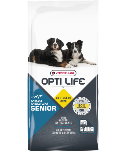 [431158] Opti Life Senior Medium &amp; Maxi, 12,5kg