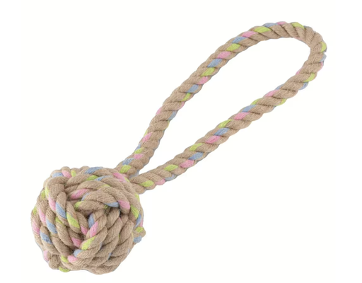[BT-75520] Beco Hanf Seil Ball mit Schlaufe