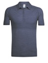 Men Sphere SS Polo, blaugrau